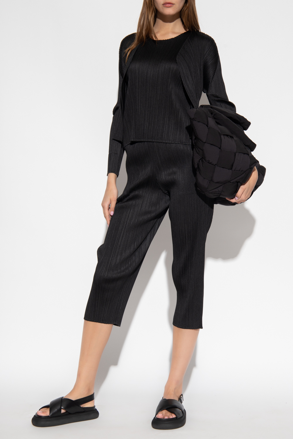 Pleated trousers Issey Miyake Pleats Please - IetpShops 中国